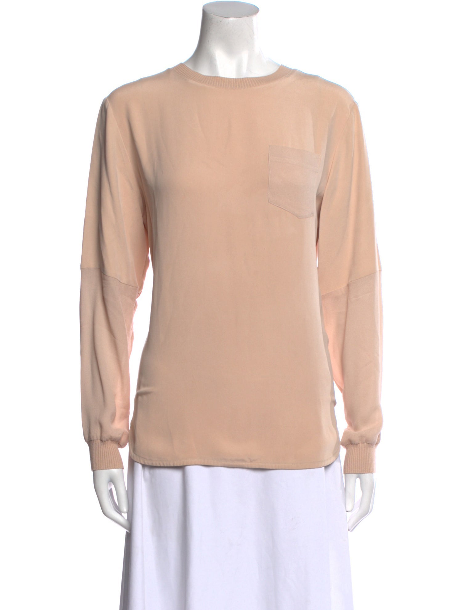 Joseph Silk Crew Neck Blouse