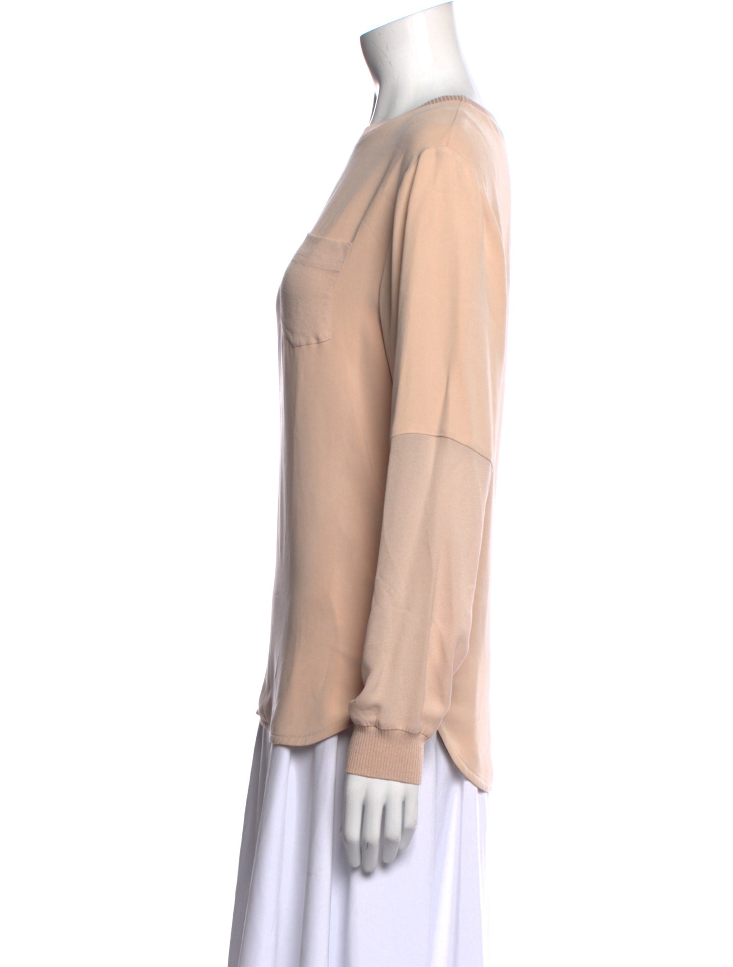 Joseph Silk Crew Neck Blouse
