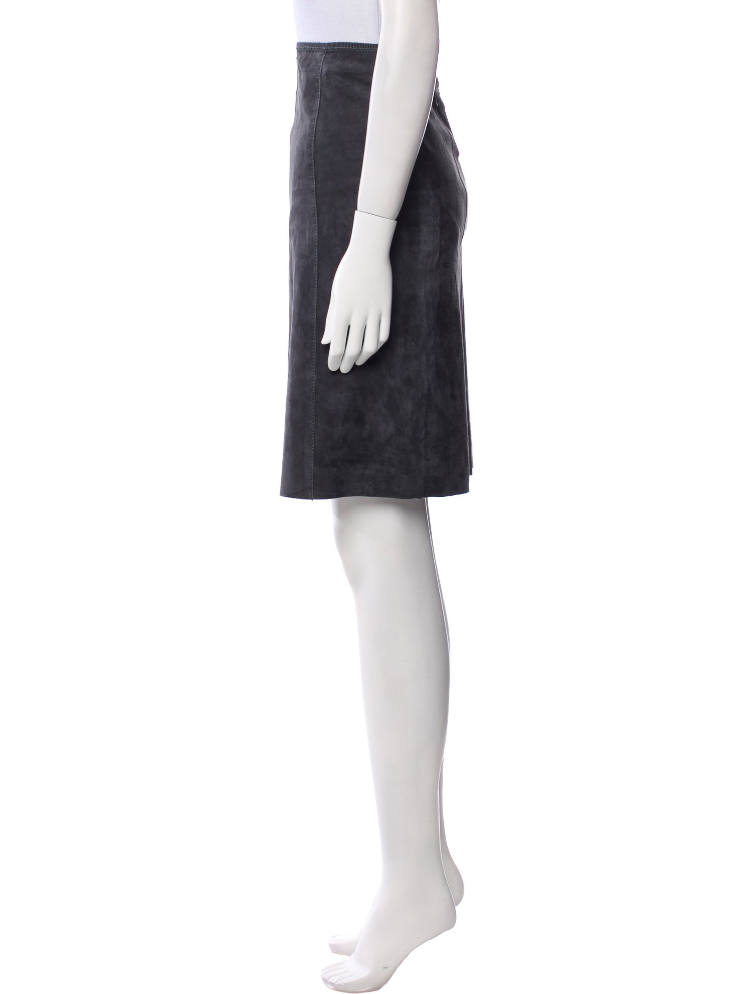 Joseph Lambskin Knee-Length Skirt w/ Tags