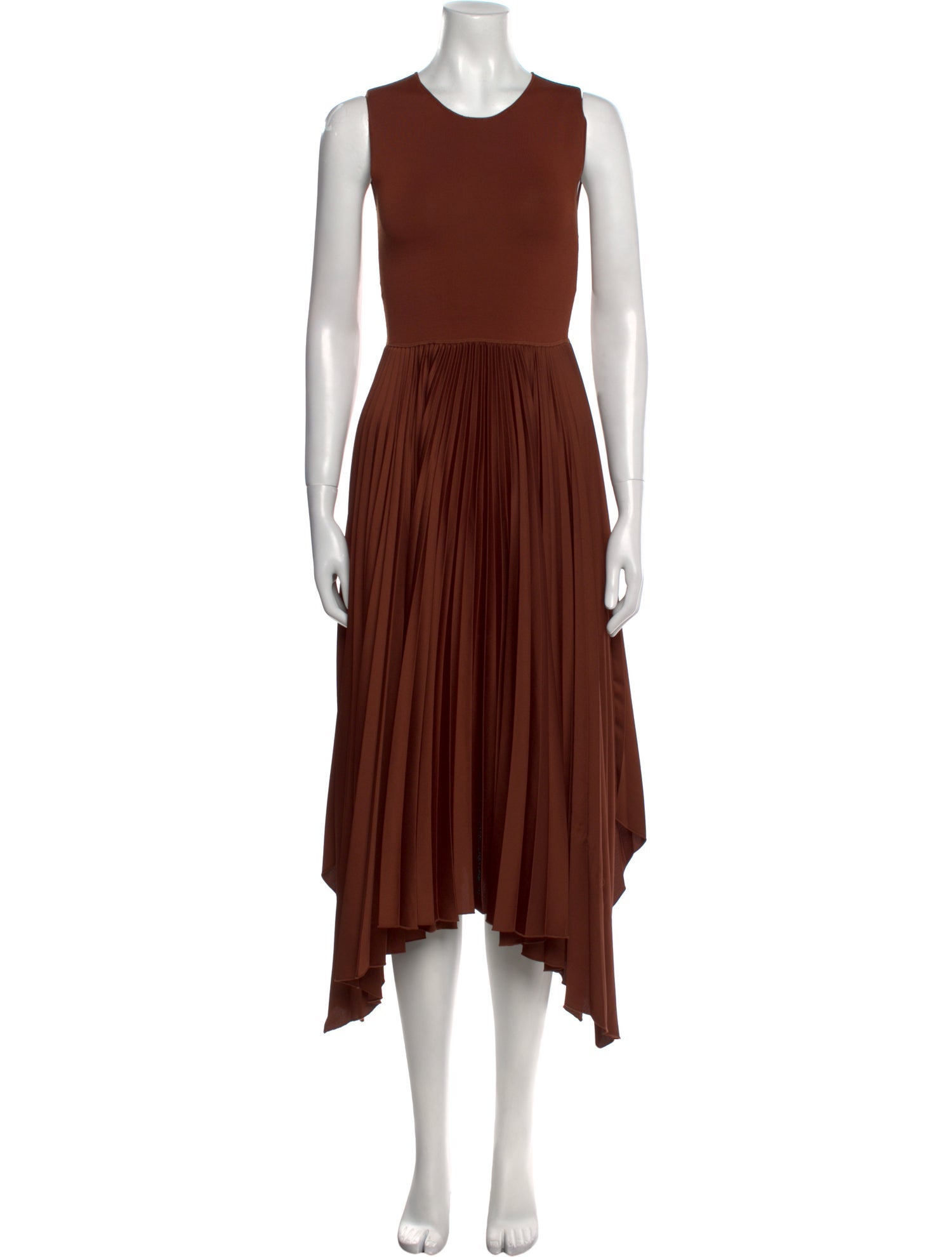 Joseph Crew Neck Long Dress