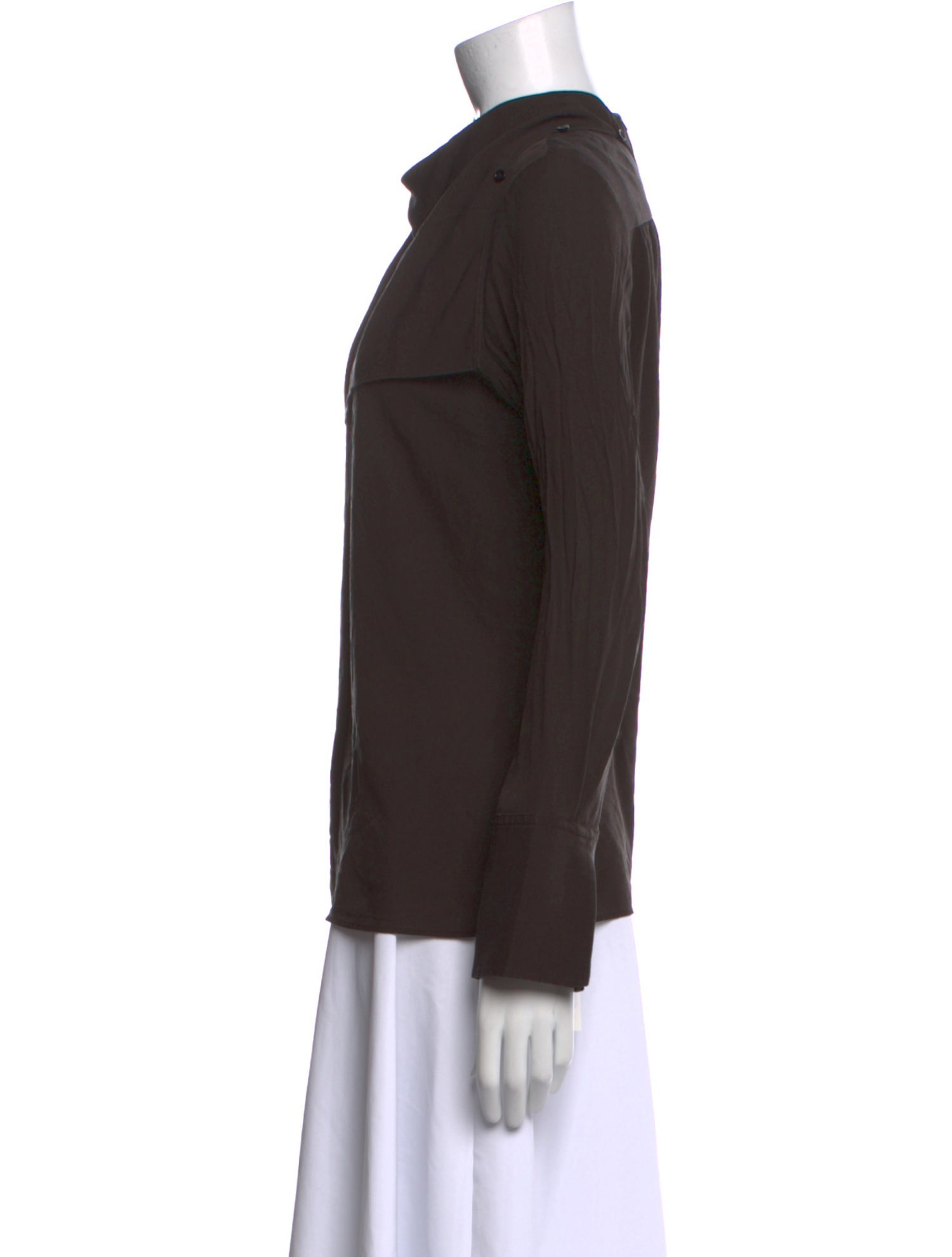Joseph Silk Cowl Neck Blouse
