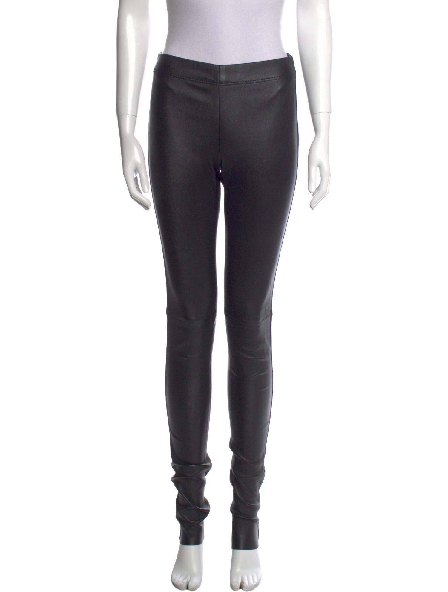 Joseph Lambskin Skinny Leg Pants