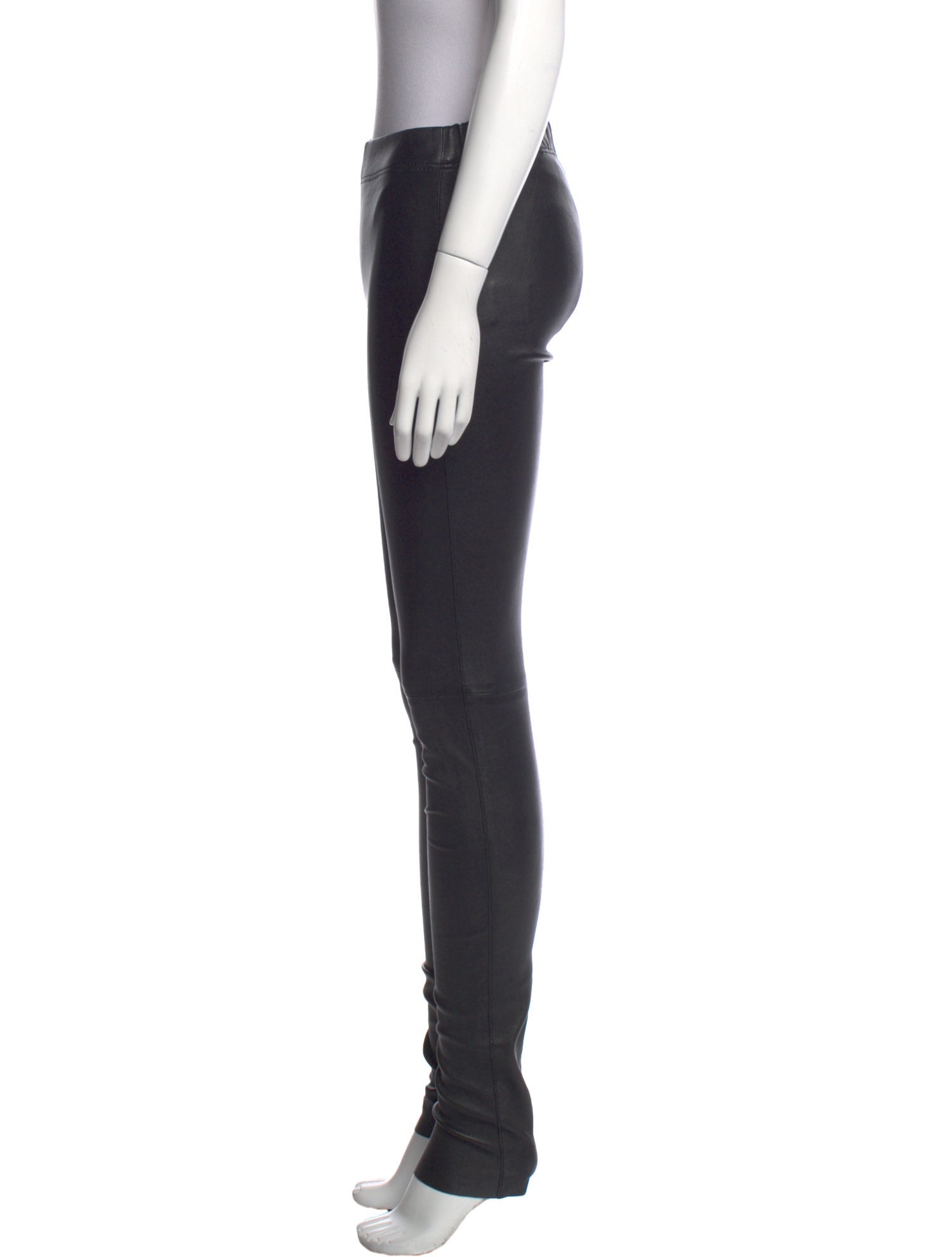 Joseph Lambskin Skinny Leg Pants