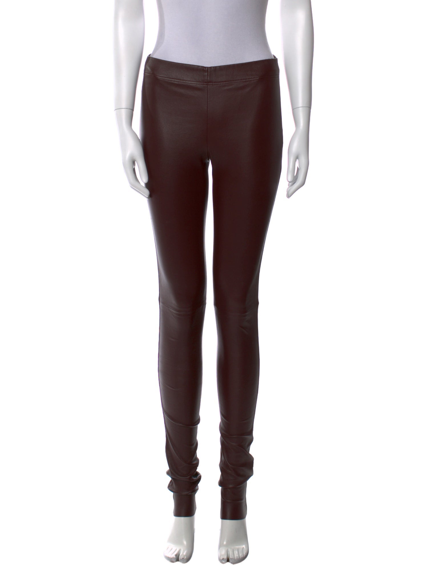 Joseph Lambskin Skinny Leg Pants
