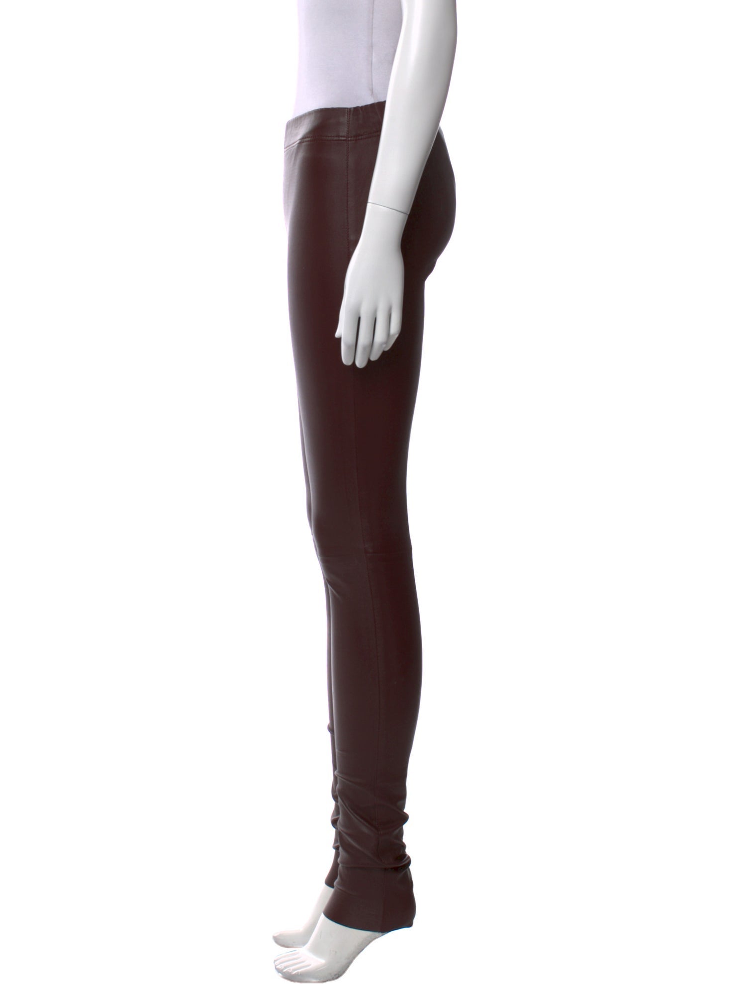 Joseph Lambskin Skinny Leg Pants