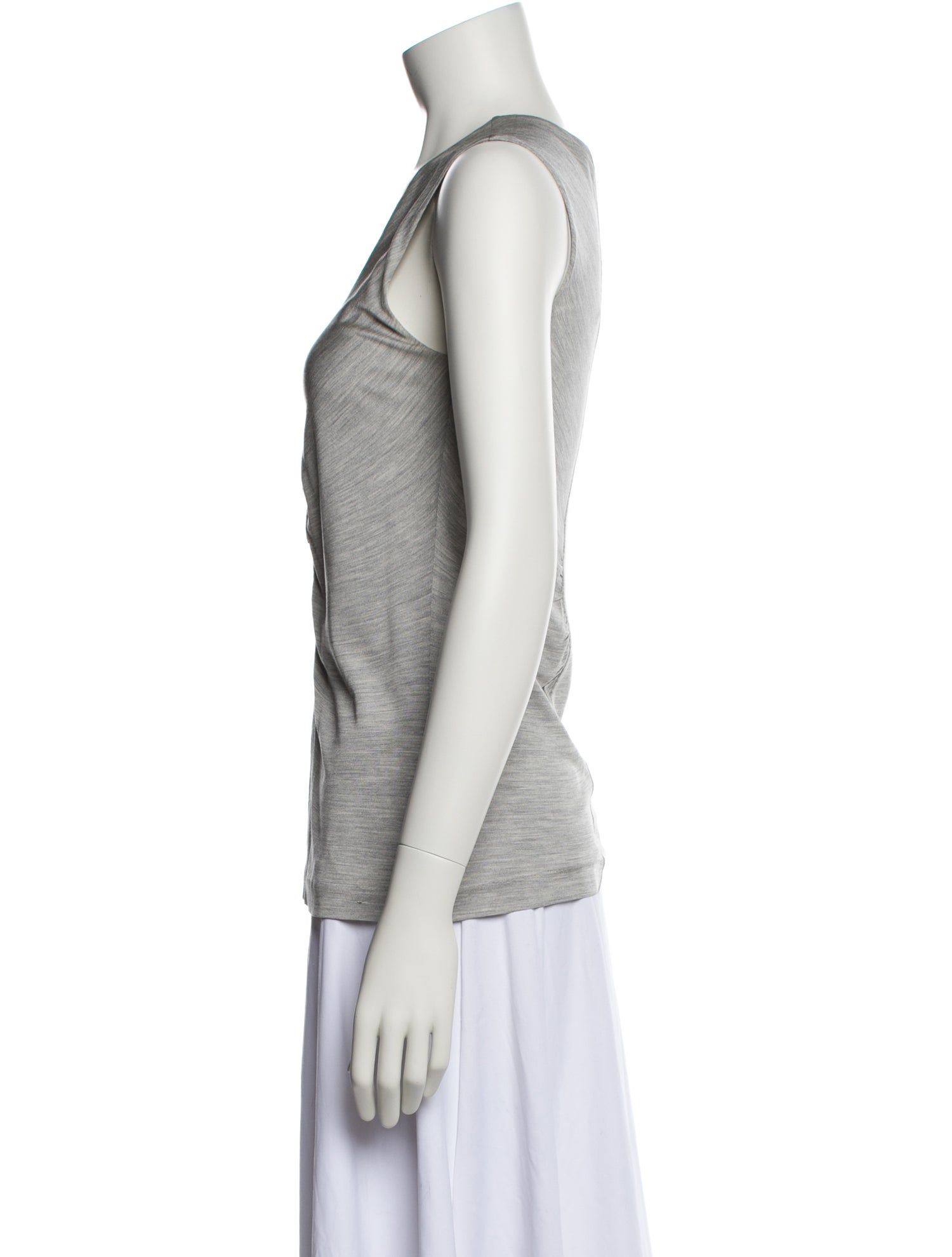 Joseph Silk Scoop Neck Top