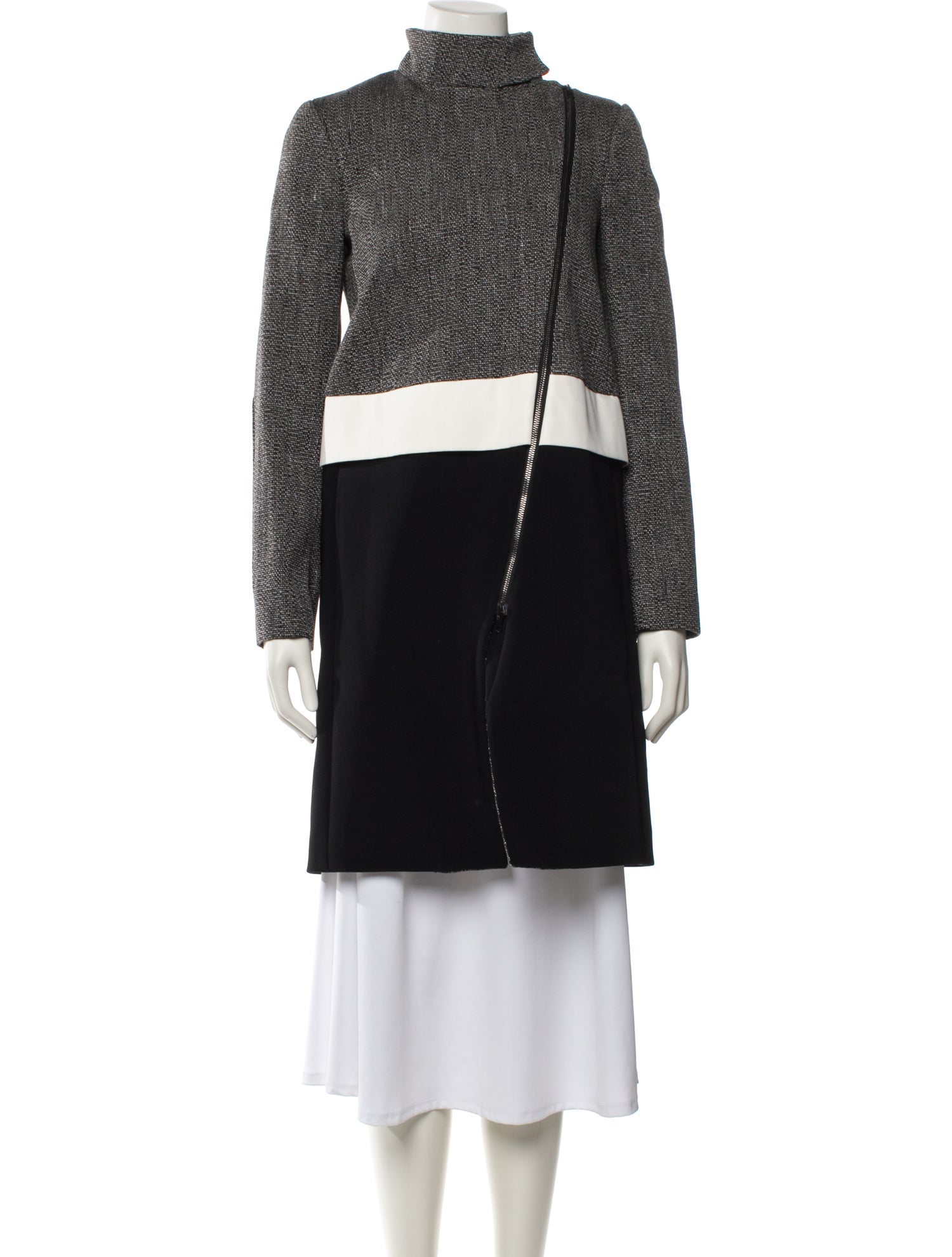 Joseph Colorblock Pattern Coat