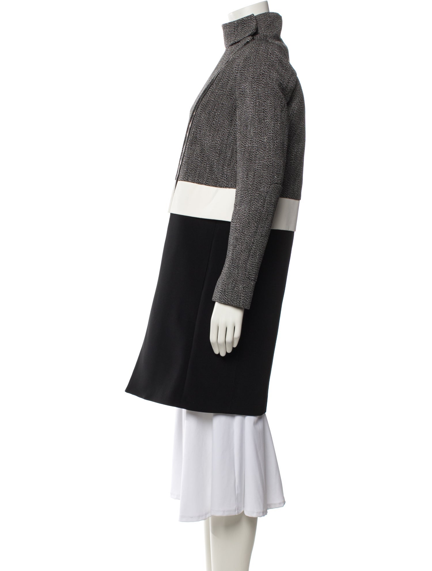 Joseph Colorblock Pattern Coat