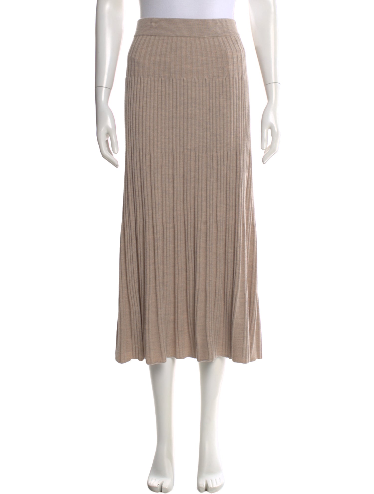 Joseph Merino Wool Midi Length Skirt