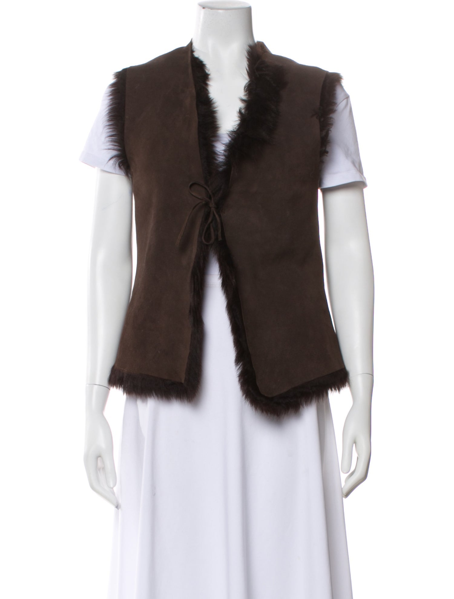 Joseph Leather Vest