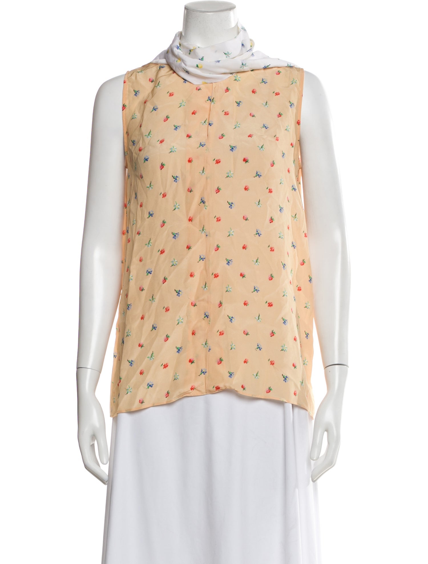 Joseph Silk Floral Print Top
