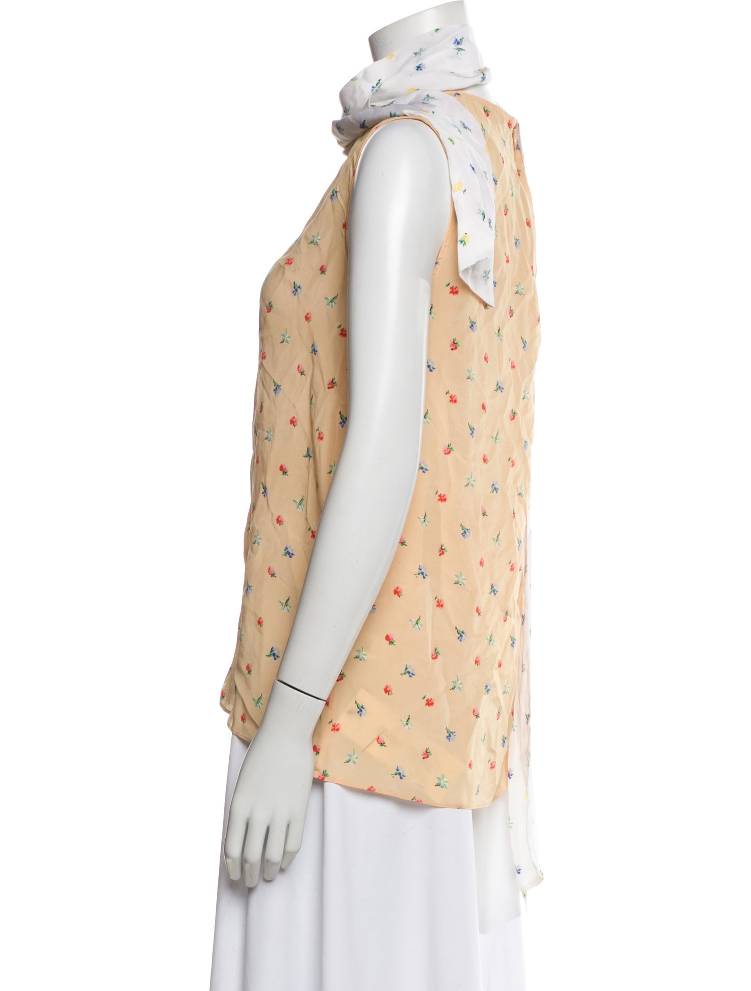 Joseph Silk Floral Print Top