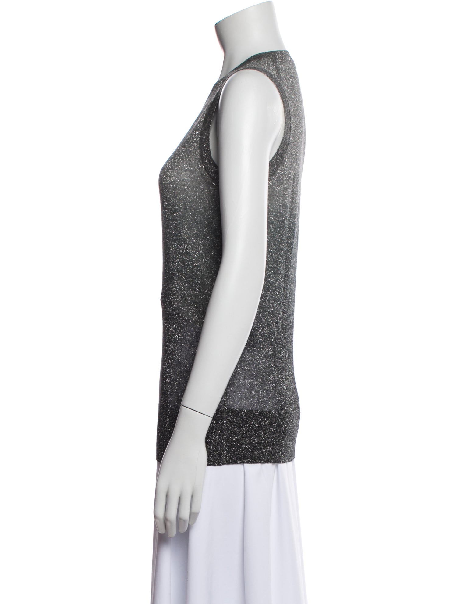 Joseph Crew Neck Sleeveless Top