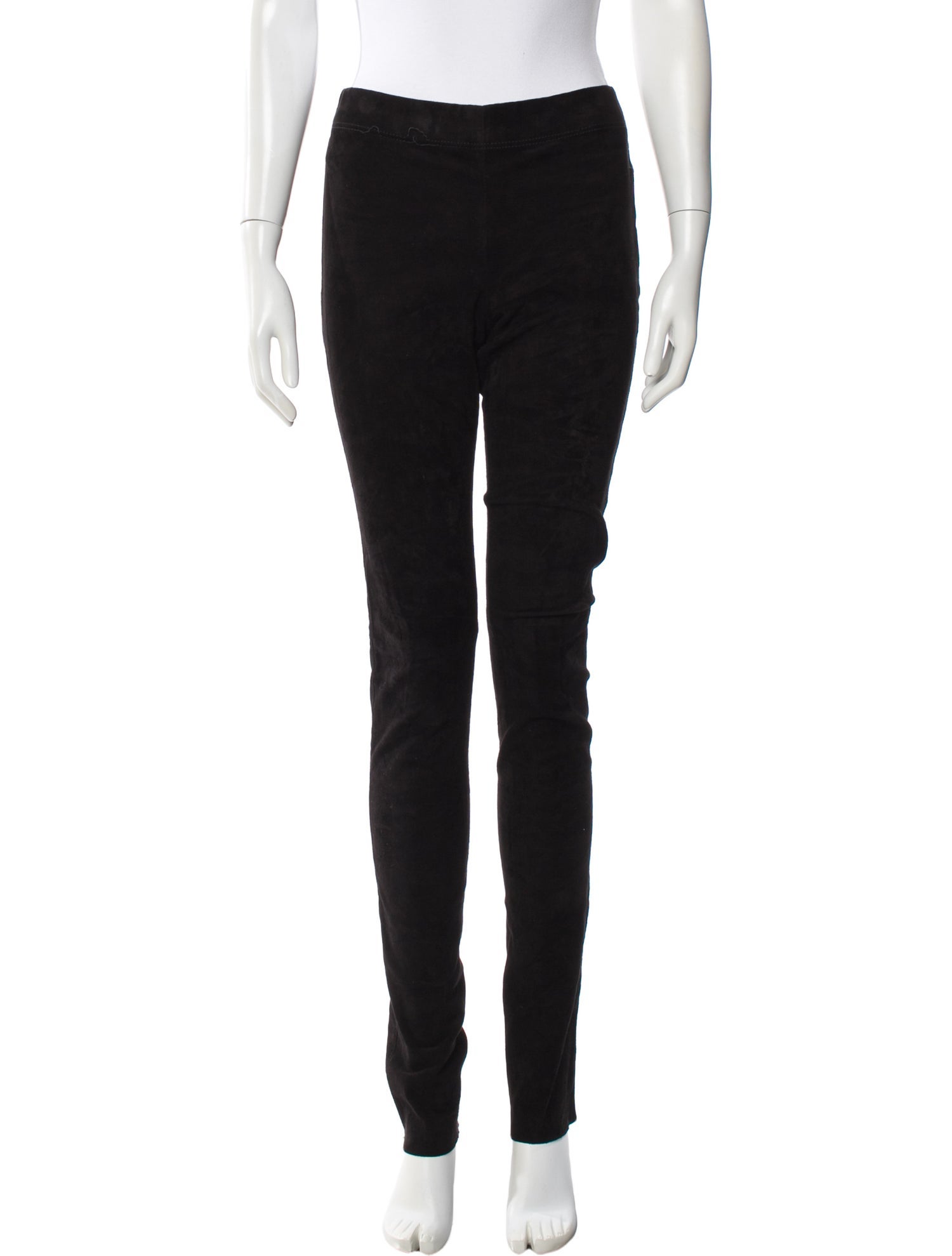 Joseph Lambskin Skinny Leg Pants