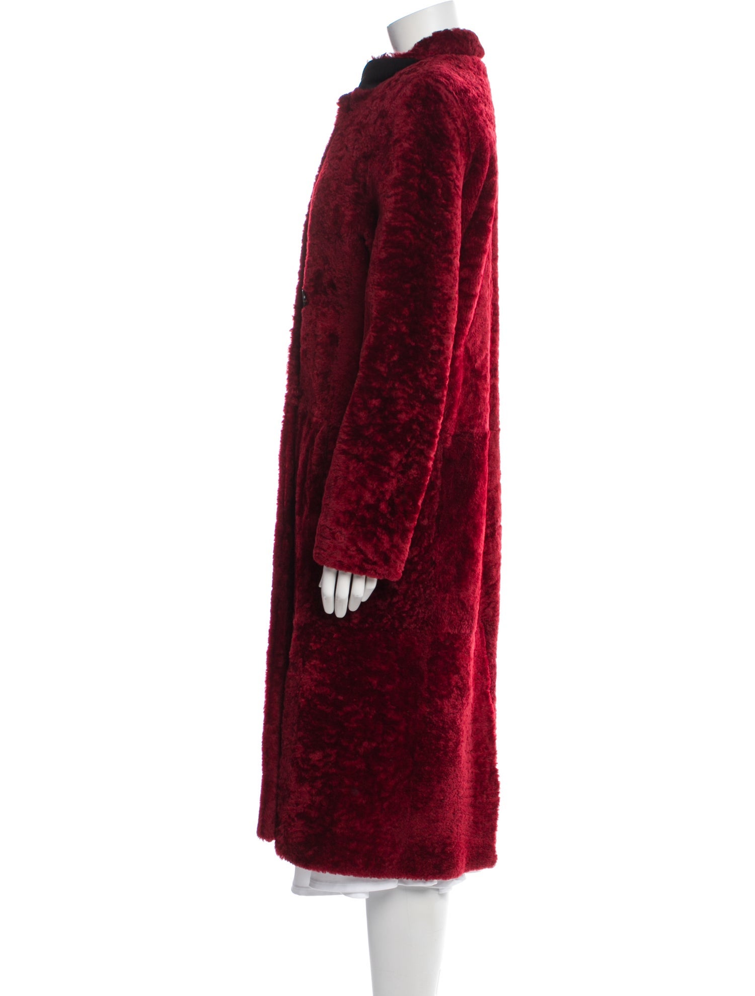 Joseph Shearling Faux Fur Coat