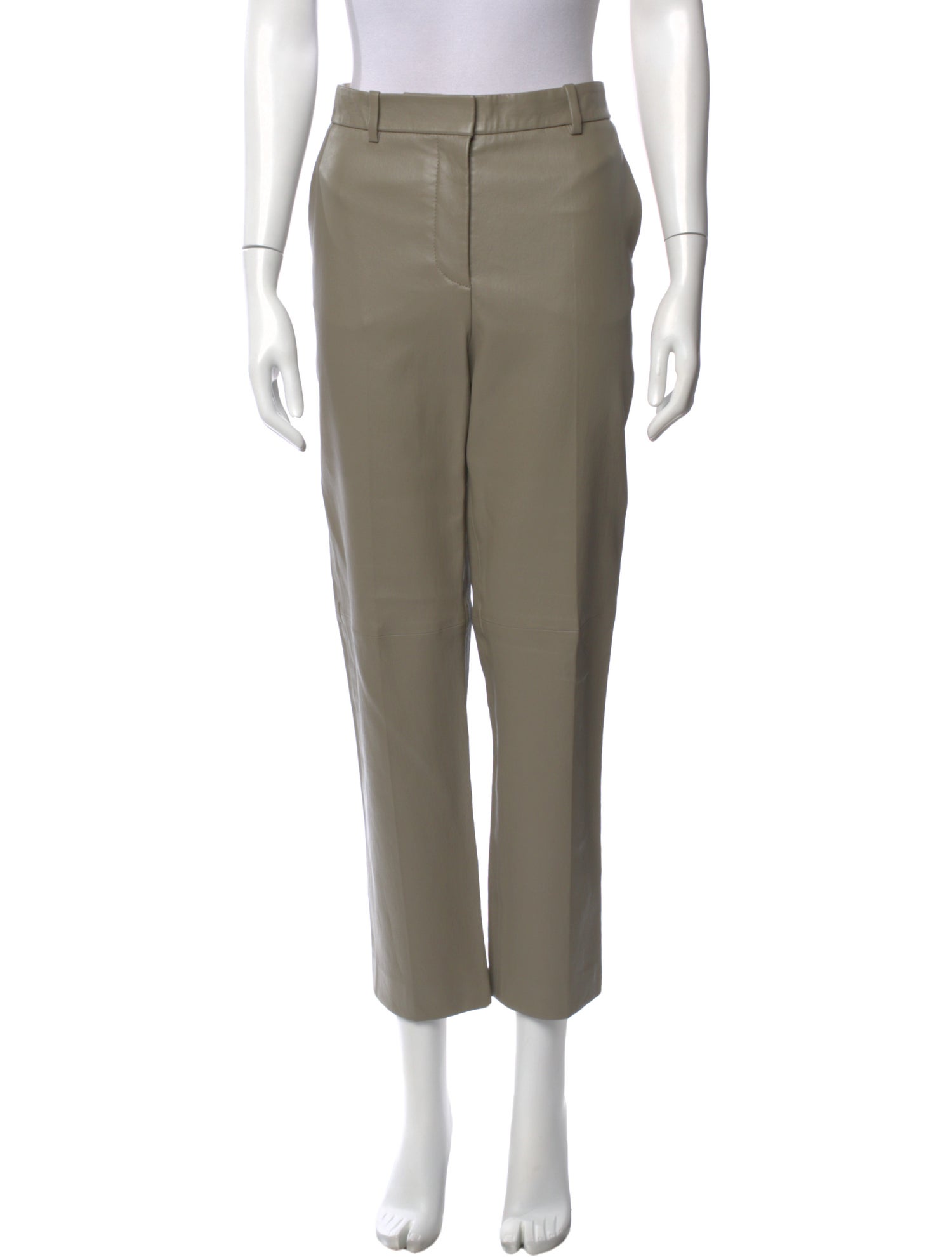 Joseph Lambskin Straight Leg Pants