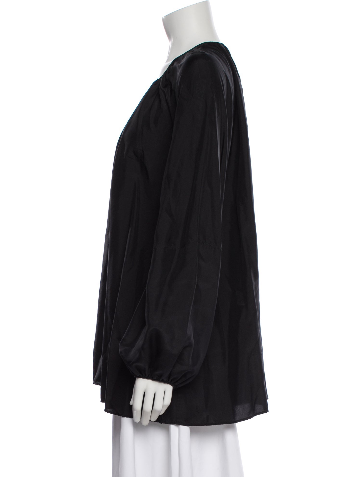 Joseph Silk Crew Neck Blouse