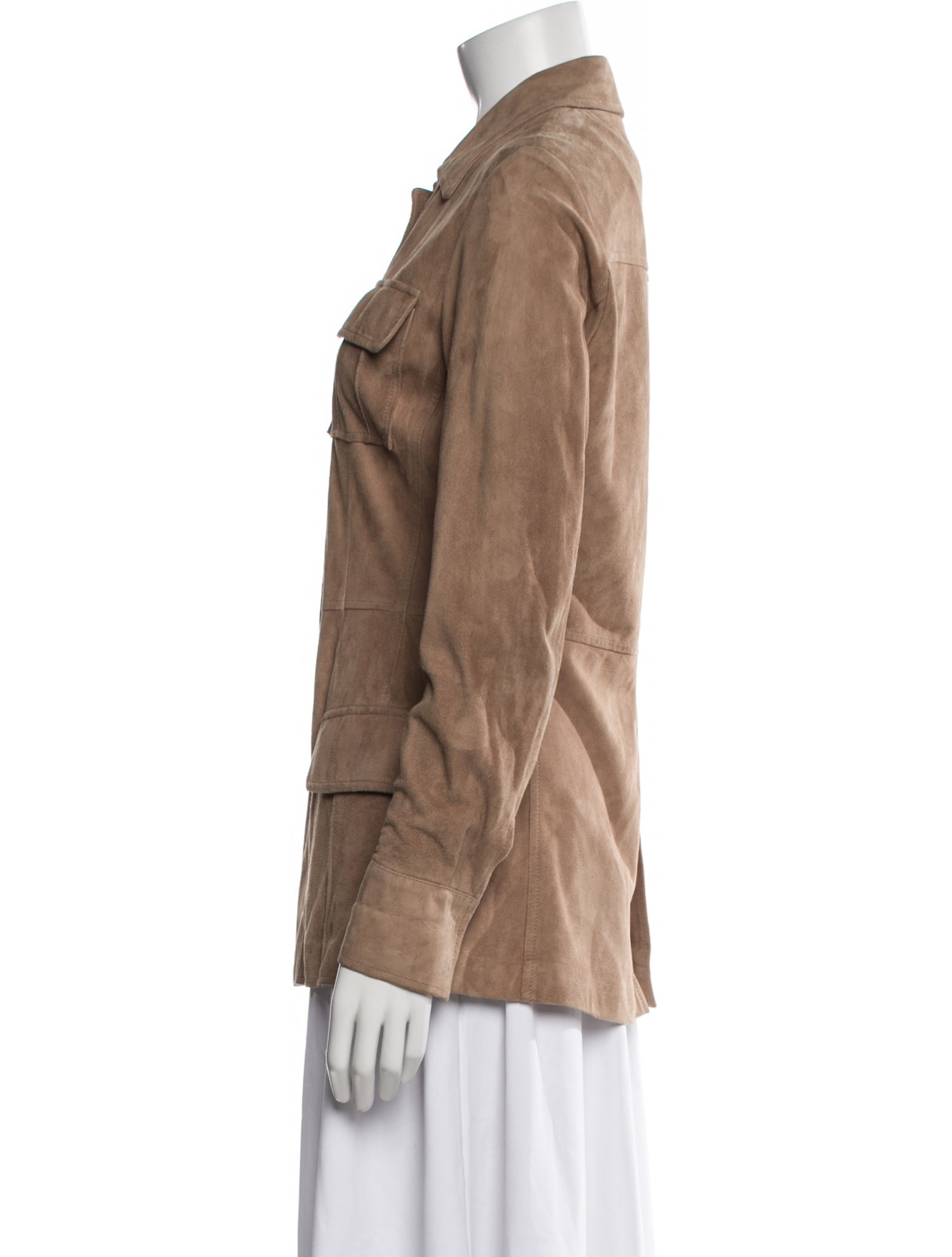 Joseph Leather Utility Jacket