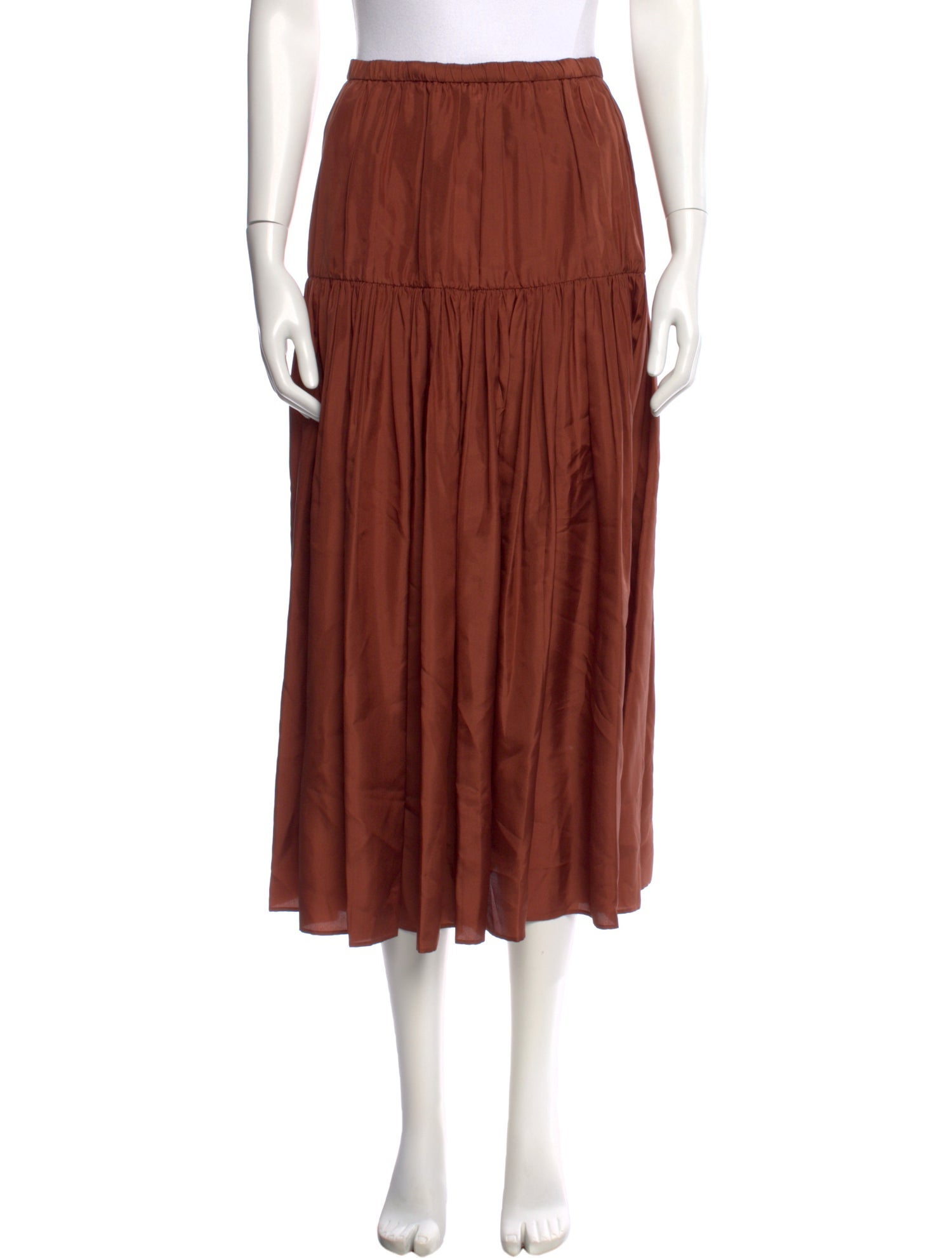 Joseph Silk Midi Length Skirt