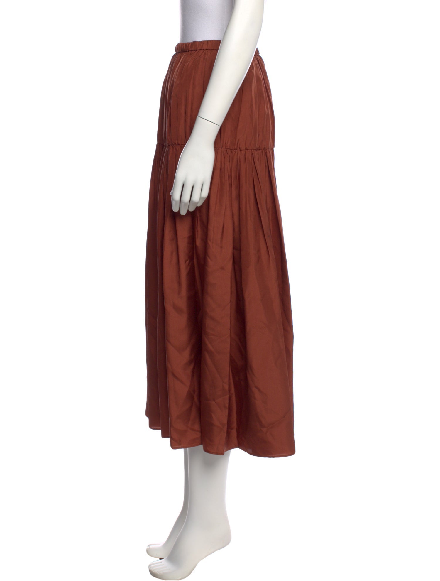 Joseph Silk Midi Length Skirt