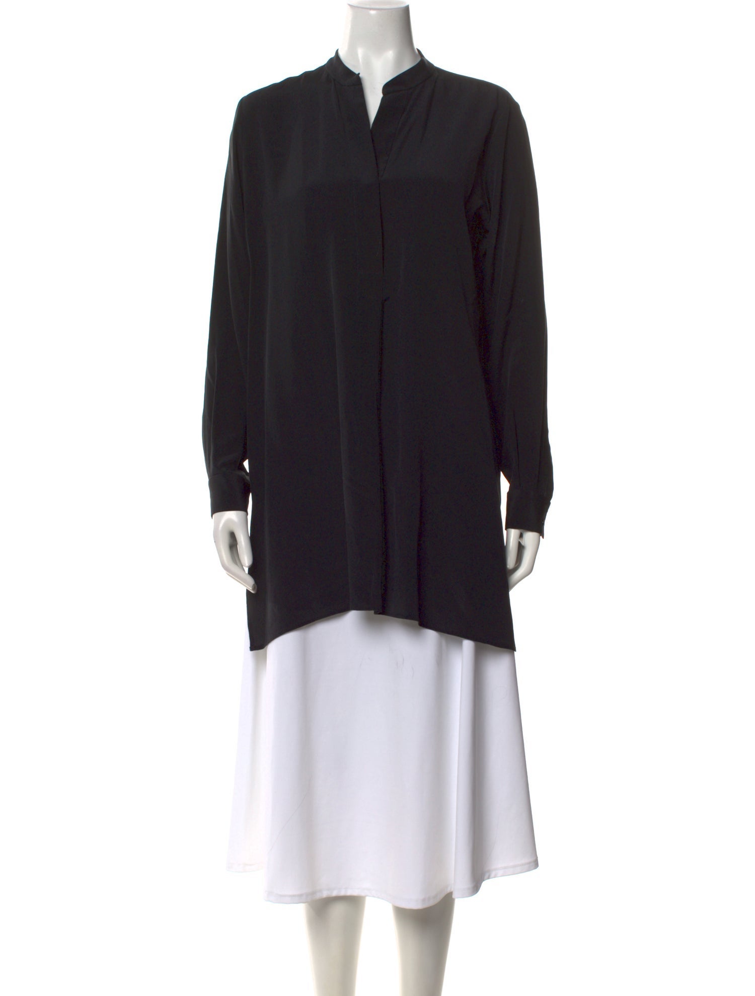 Joseph Silk Crew Neck Tunic