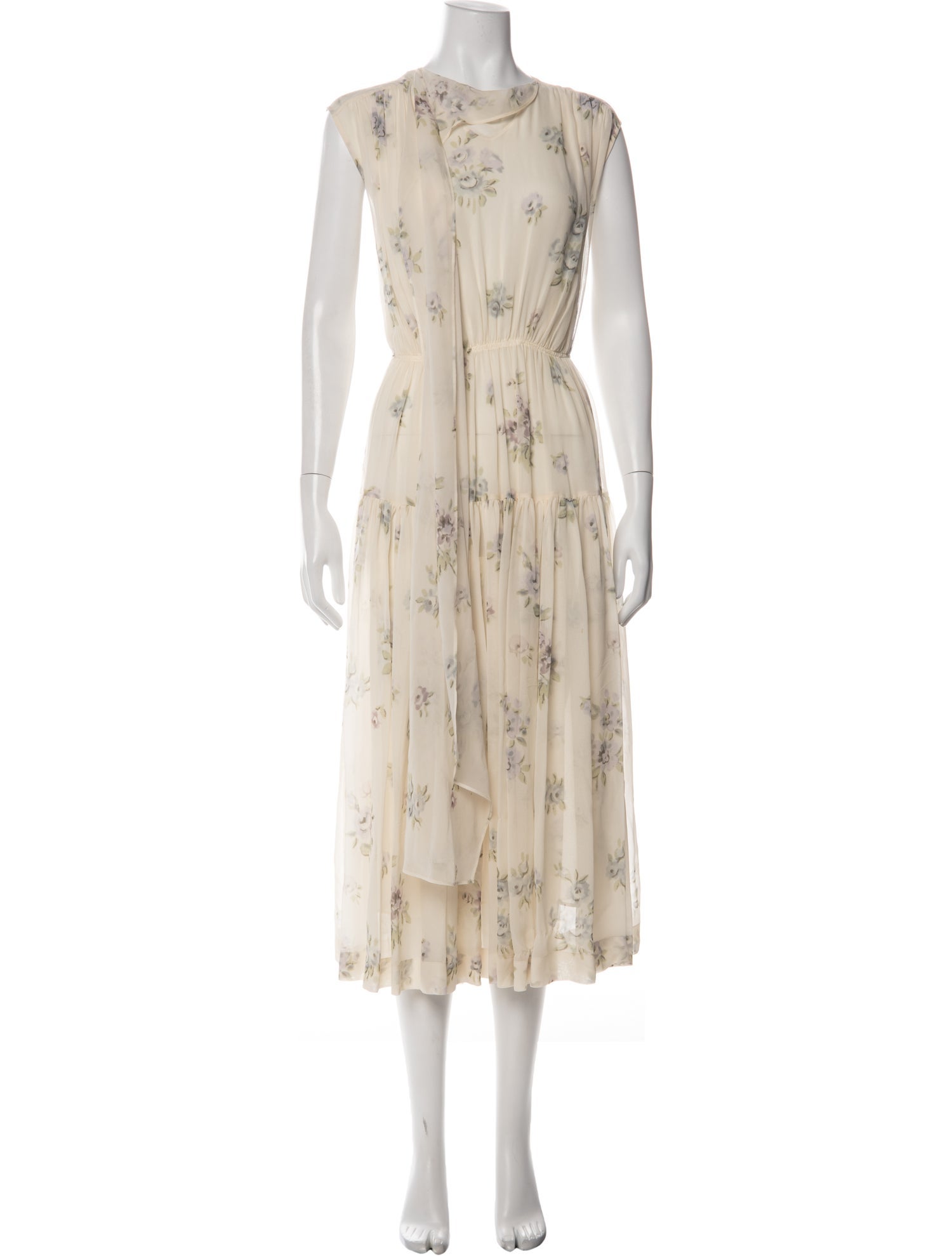Joseph Silk Midi Length Dress