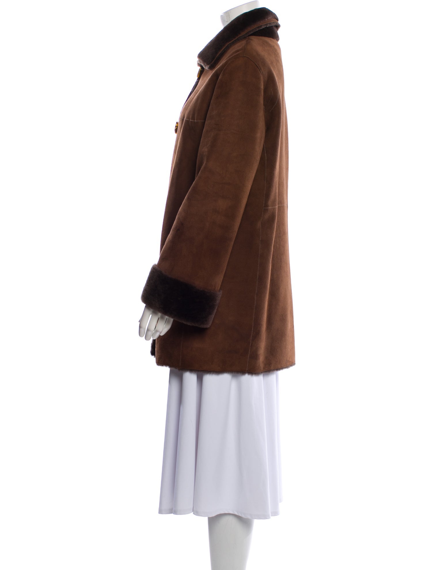 Jose Roca Barcelona Shearling Faux Fur Coat