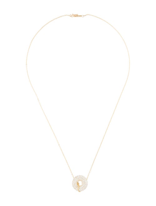 Jose Hess 18K Diamond Lovesaver Pendant Necklace