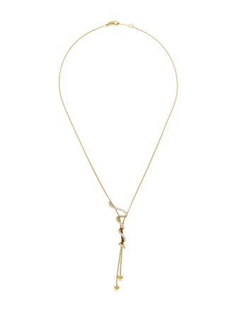 Jose Hess 18K Diamond Squiggle Necklace