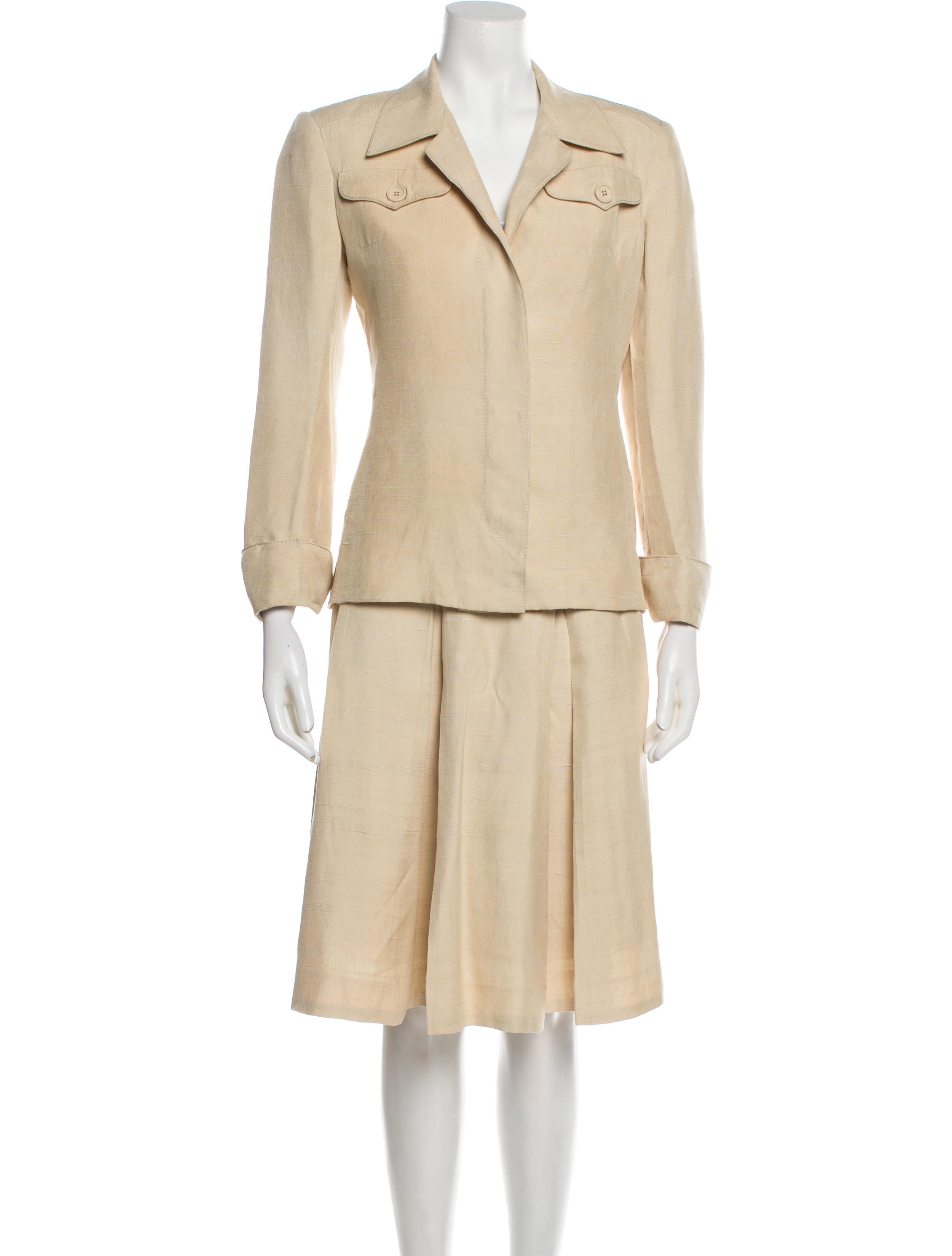 Jean Patou Vintage 1970's Skirt Suit