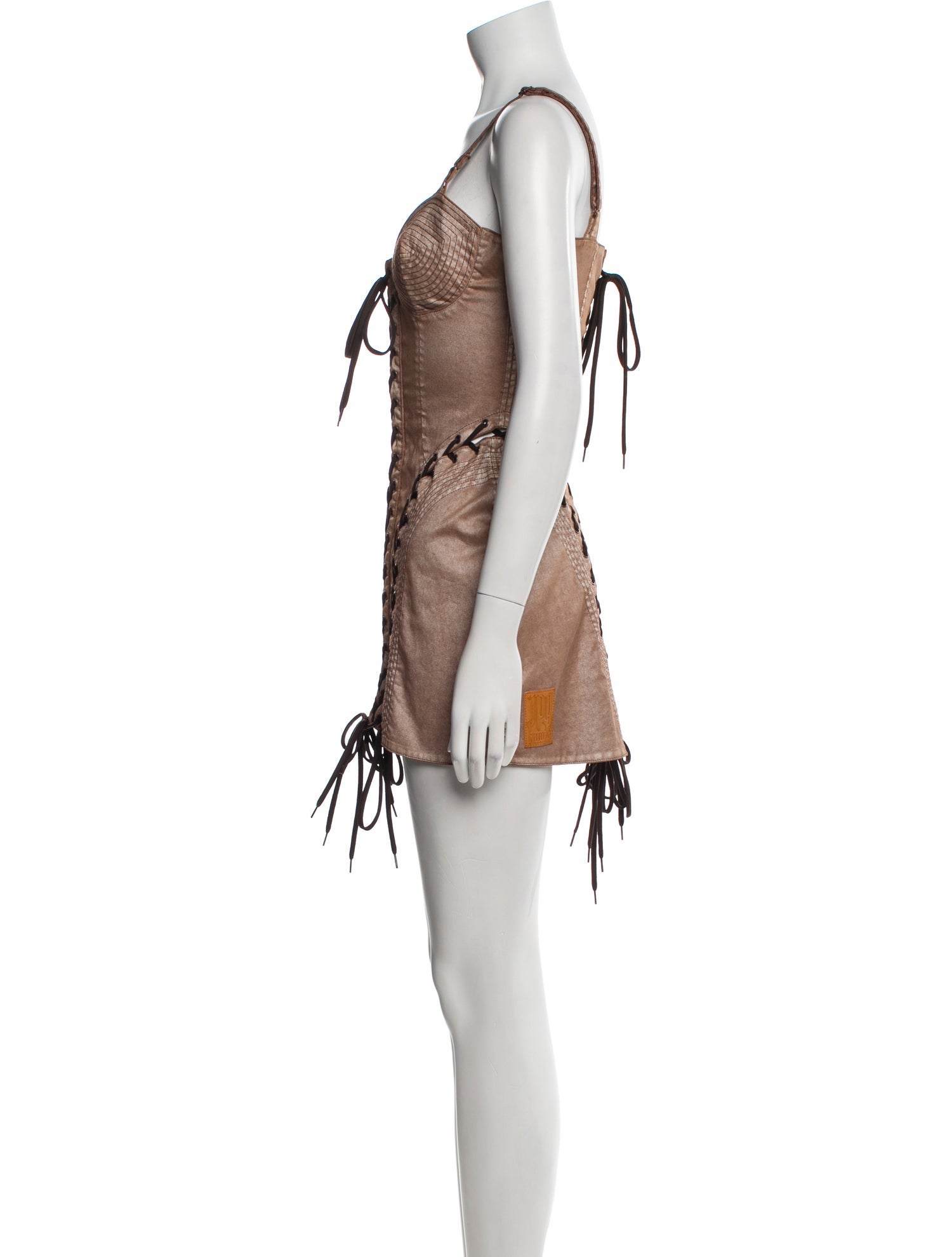 Jean Paul Gaultier x KNWLS Printed Mini Dress