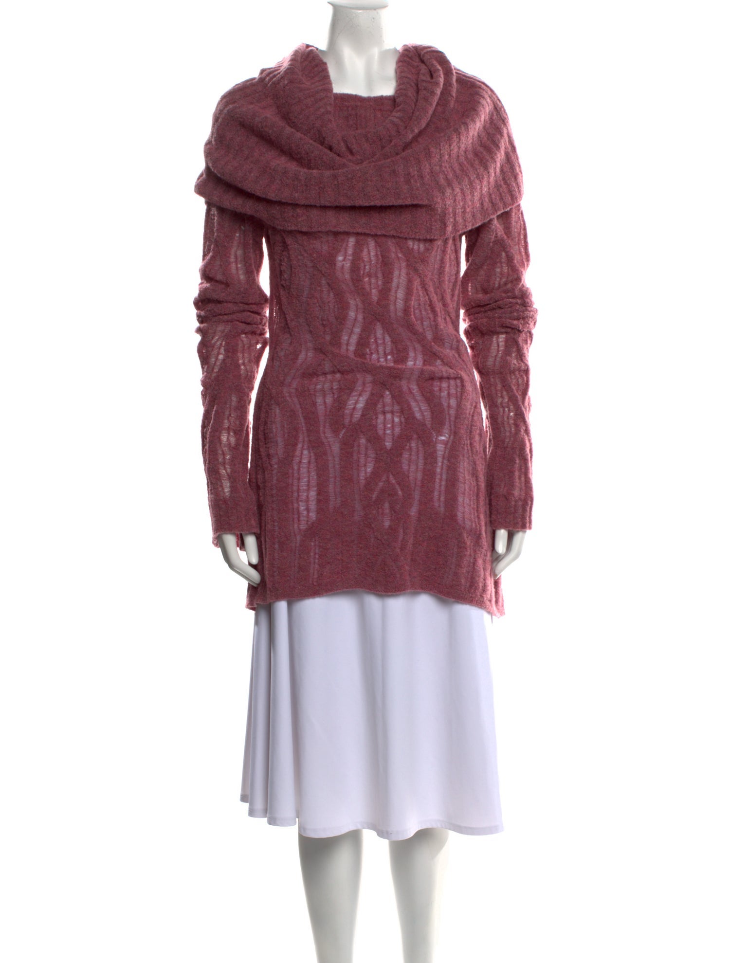 Jean Paul Gaultier x KNWLS Wool Cowl Neck Sweater