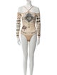Jean Paul Gaultier x KNWLS Printed Off-The-Shoulder Bodysuit