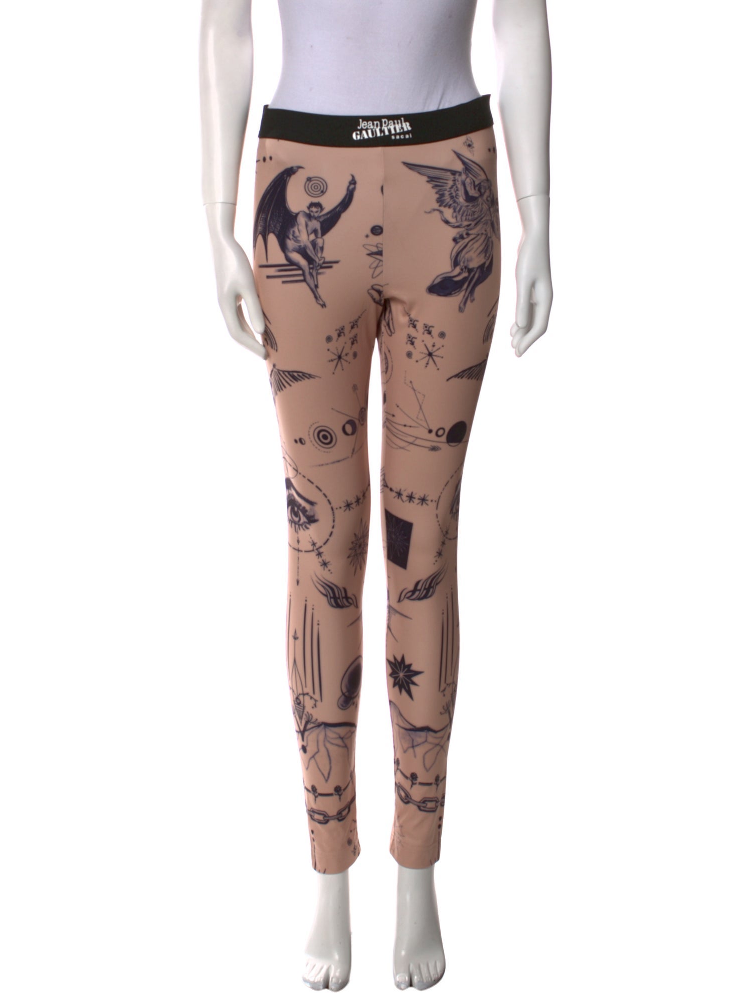 Jean Paul Gaultier x Sacai Printed Skinny Leg Pants w/ Tags
