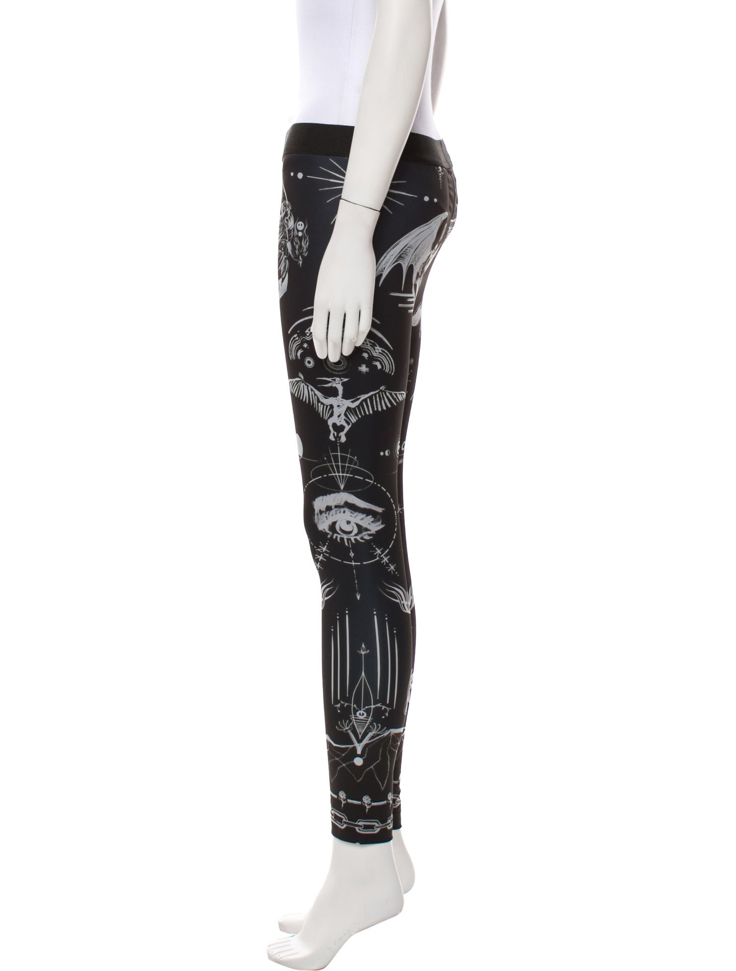 Jean Paul Gaultier x Sacai Printed Skinny Leg Pants
