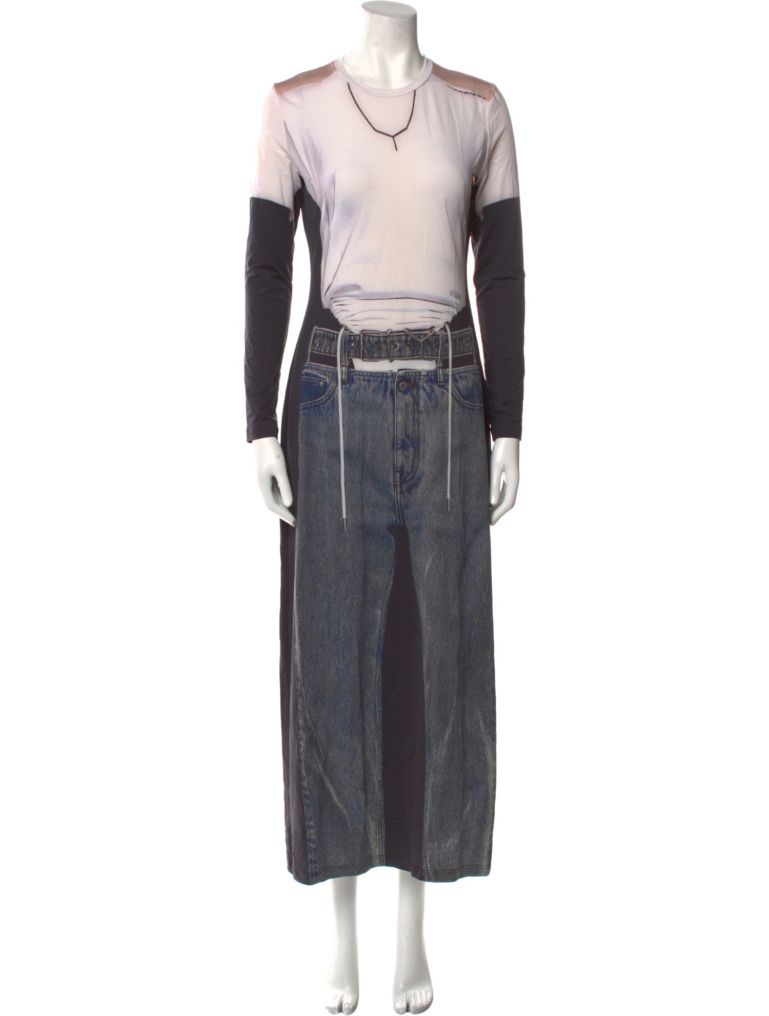 Jean Paul Gaultier x Y/Project Graphic Print Long Dress