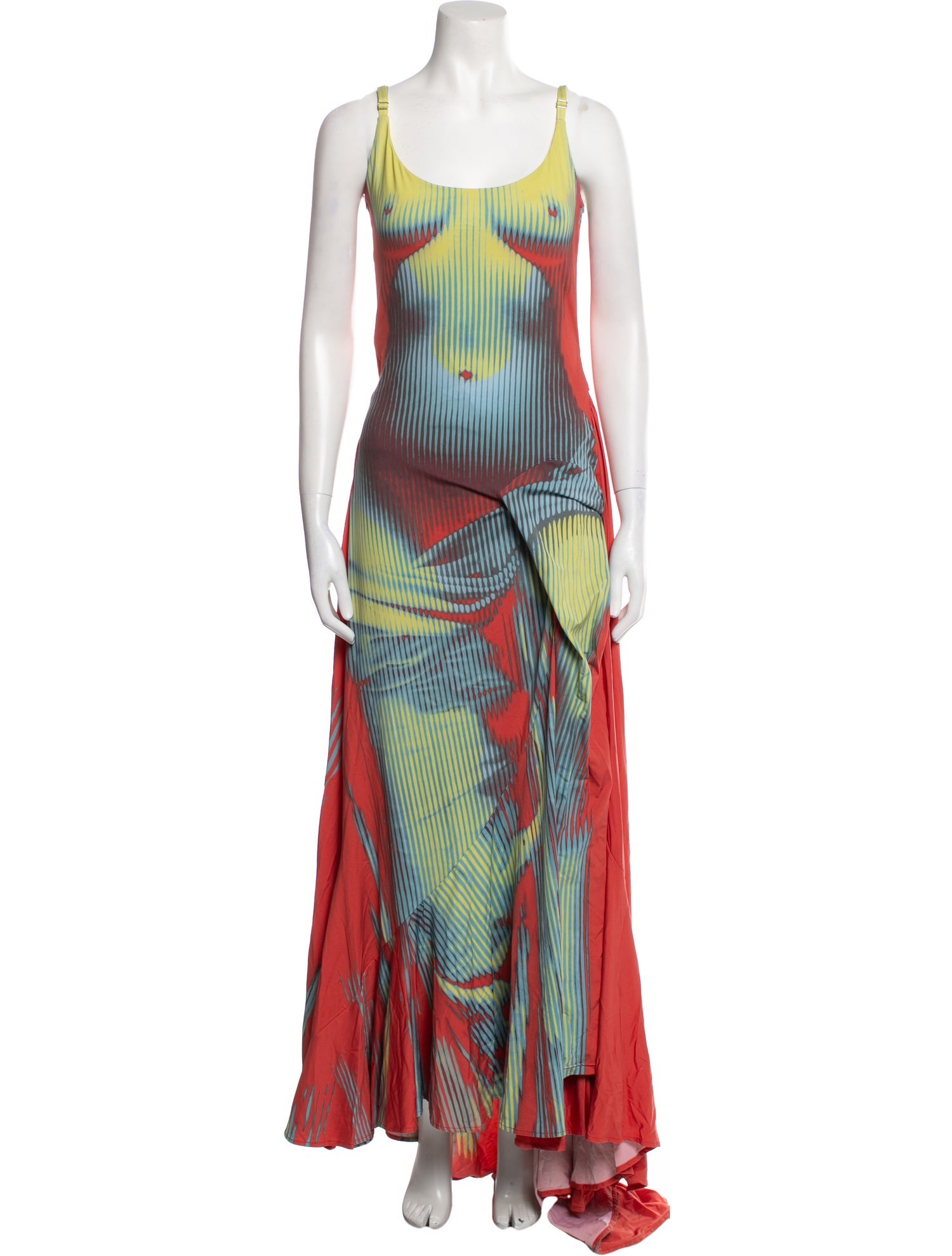 Jean Paul Gaultier x Y/Project Printed Long Dress