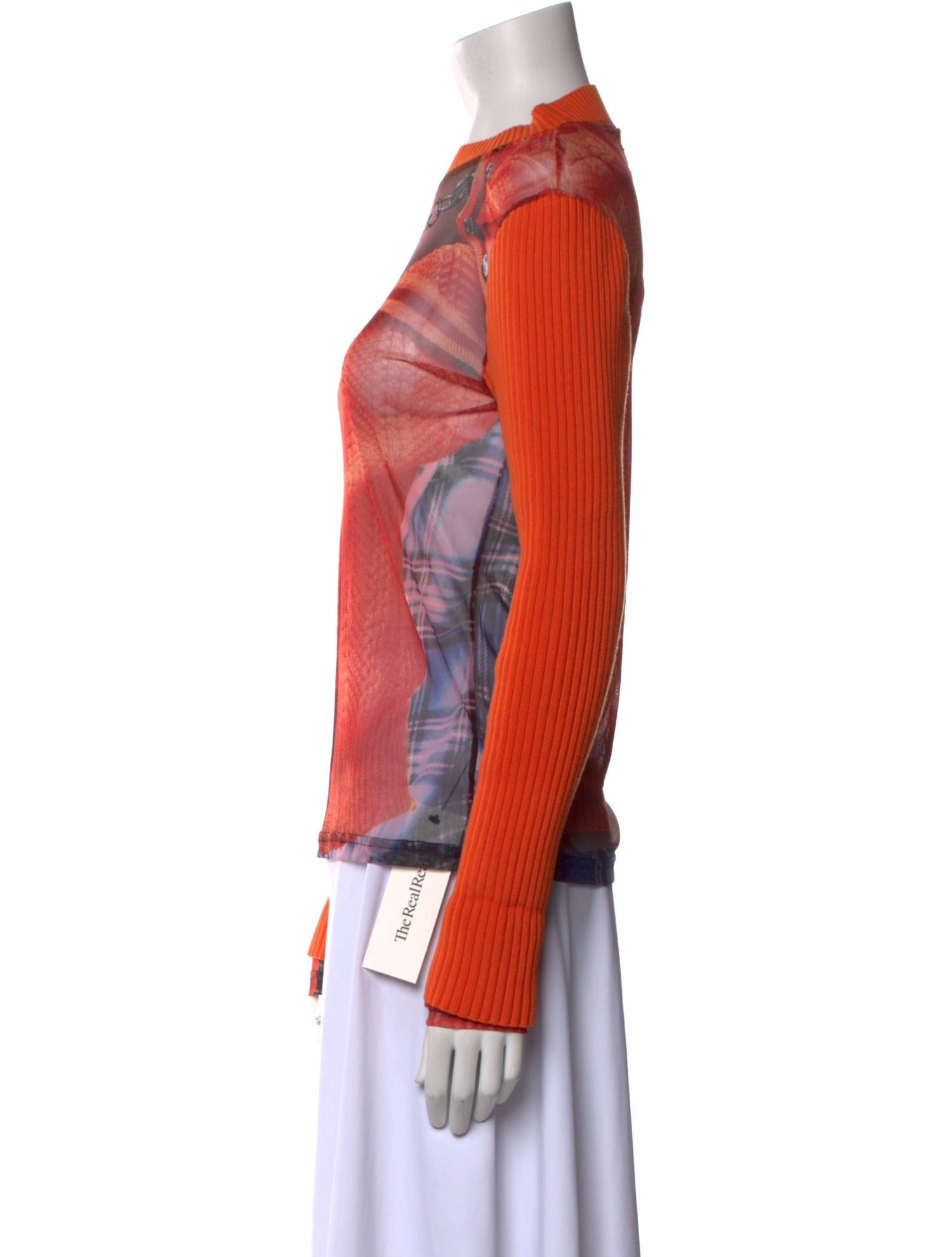 Jean Paul Gaultier x Y/Project Printed Crew Neck Top