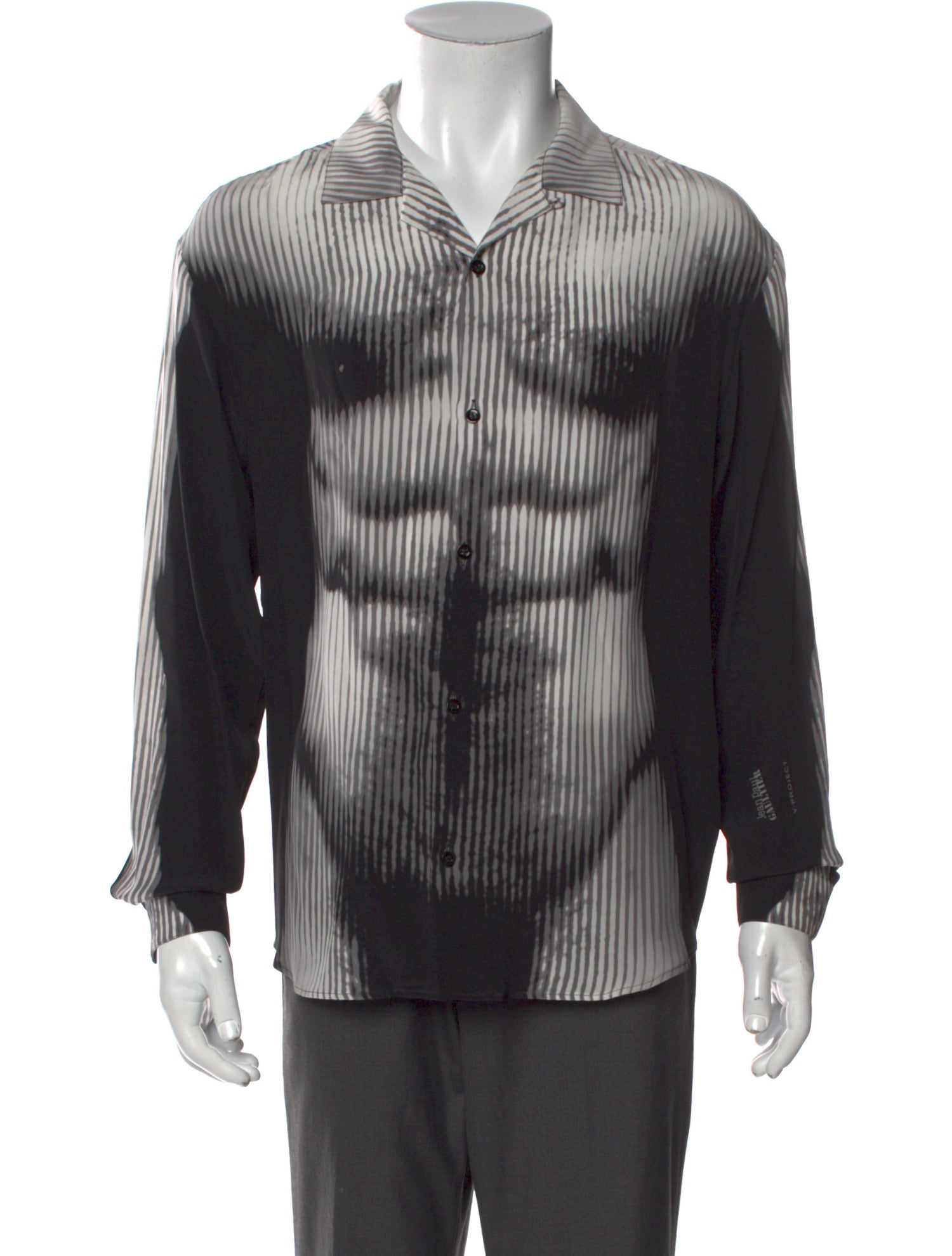 Jean Paul Gaultier x Y/Project Silk Striped Shirt