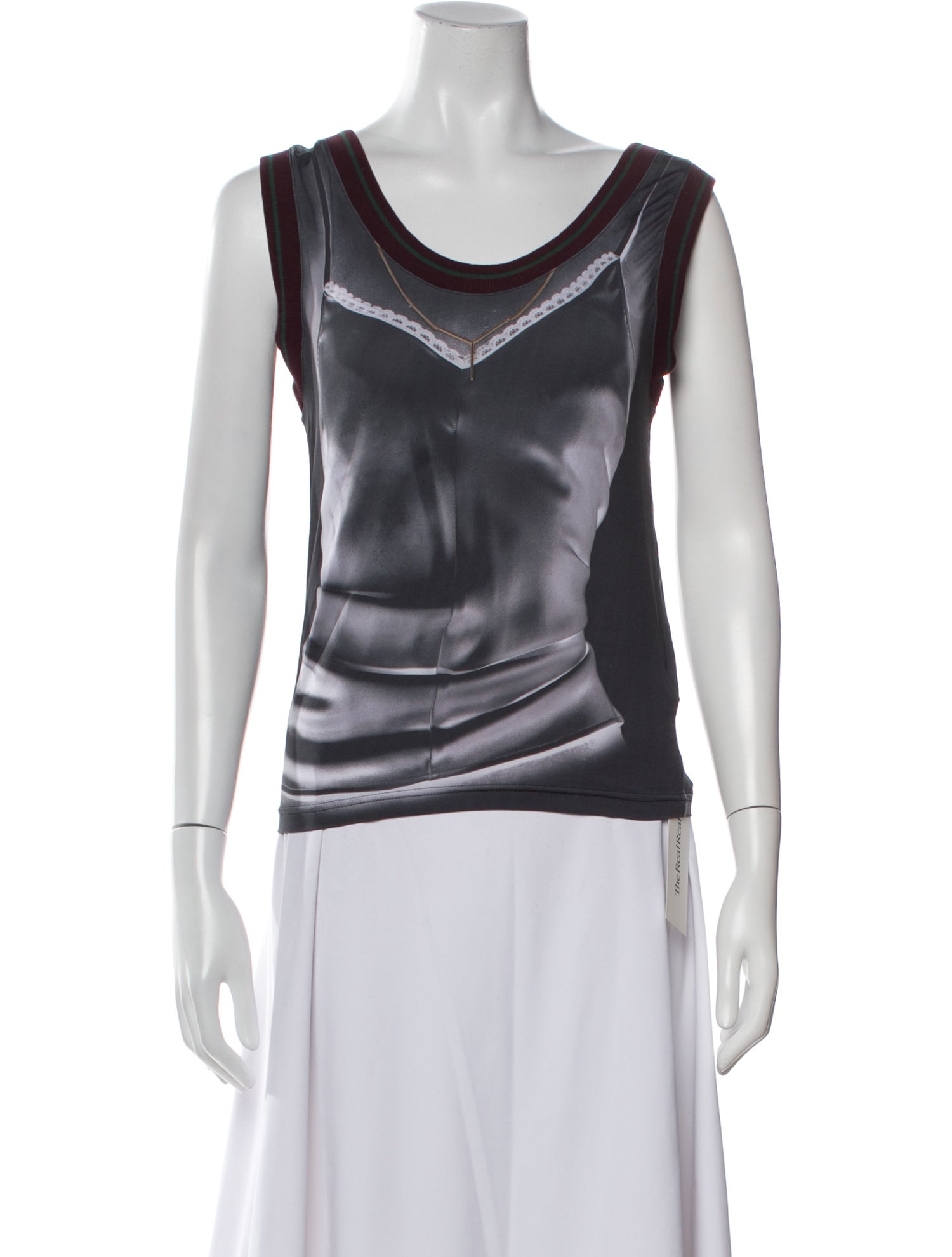 Jean Paul Gaultier x Y/Project Scoop Neck Sleeveless Top