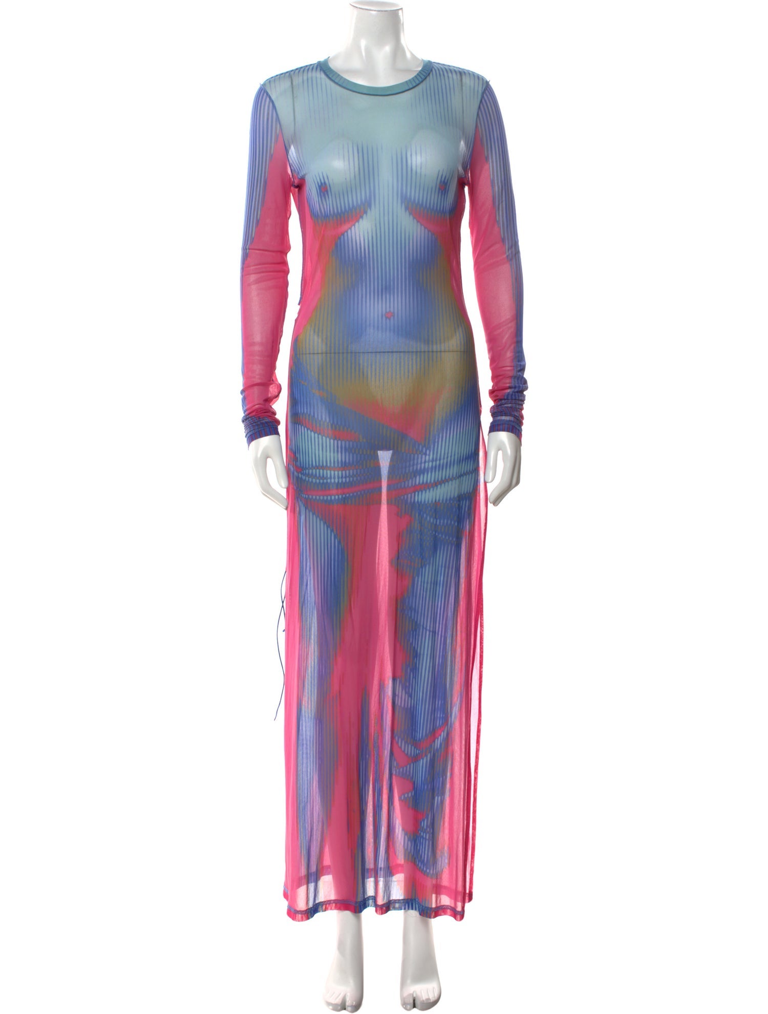 Jean Paul Gaultier x Y/Project Tie-Dye Print Long Dress