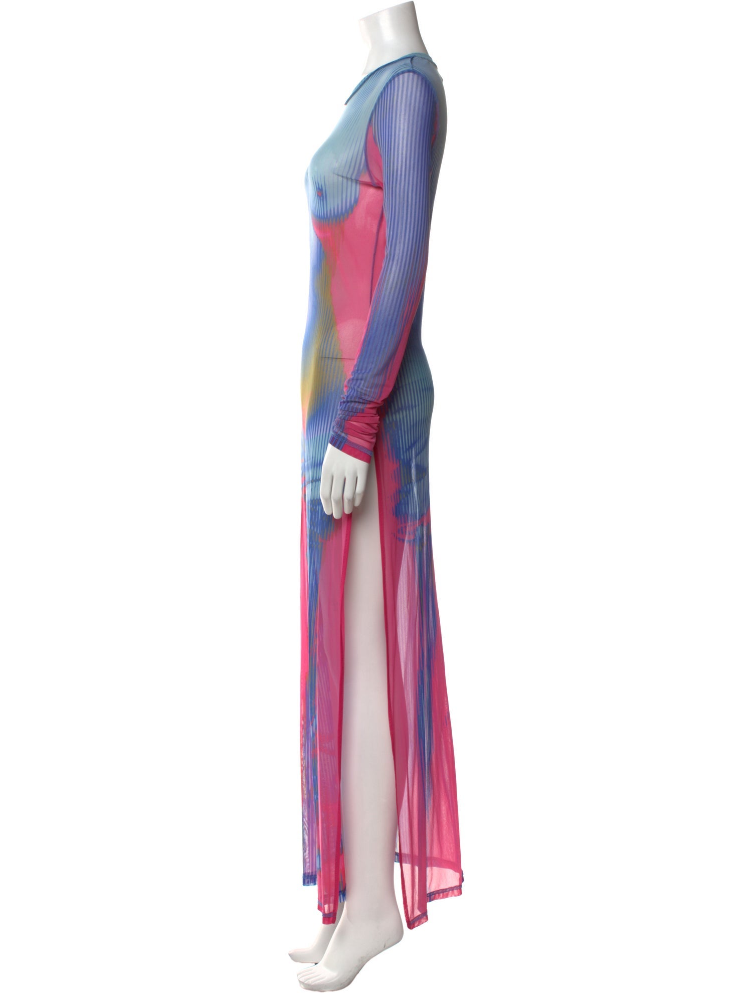 Jean Paul Gaultier x Y/Project Tie-Dye Print Long Dress