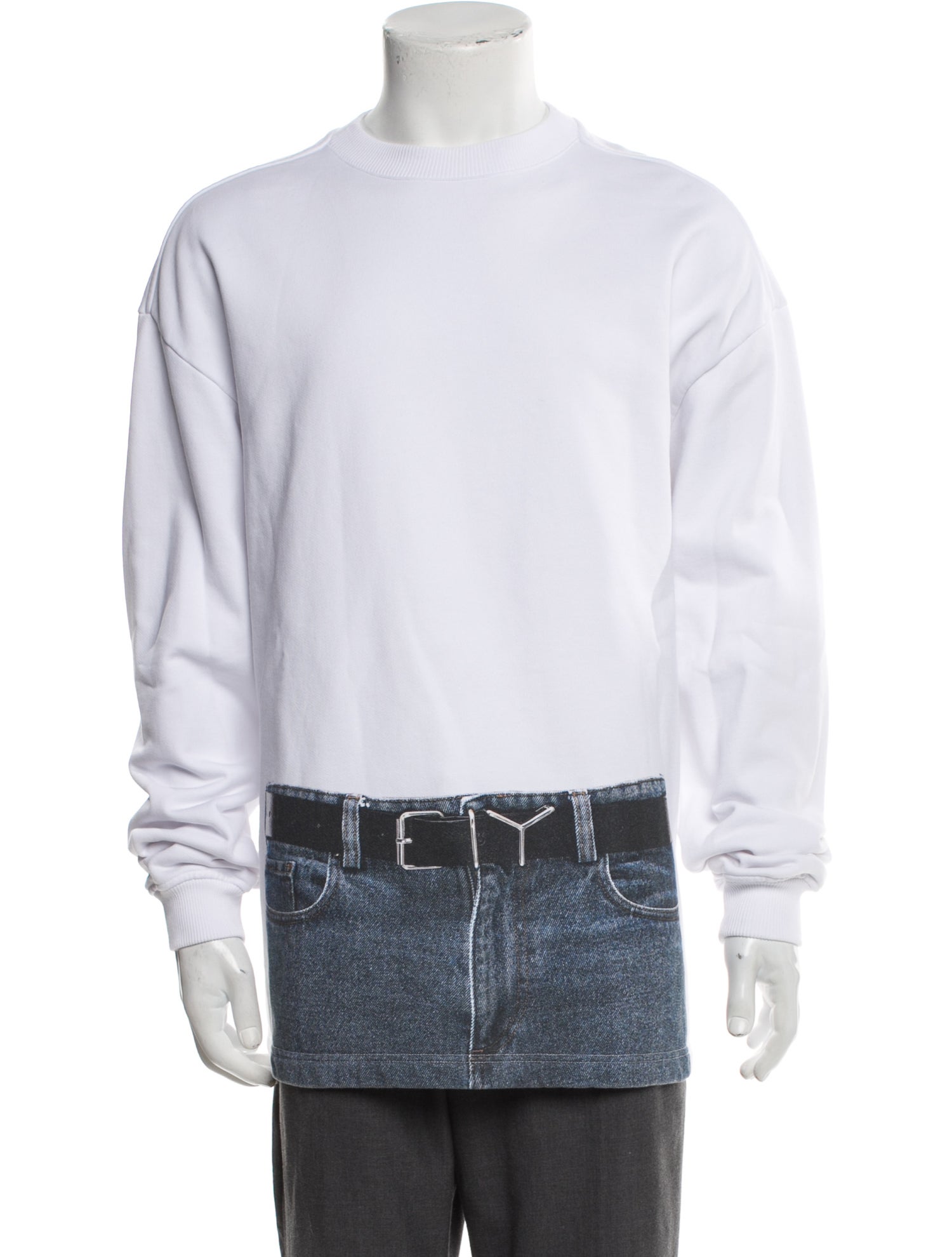 Jean Paul Gaultier x Y/Project Graphic Print Crew Neck Pullover