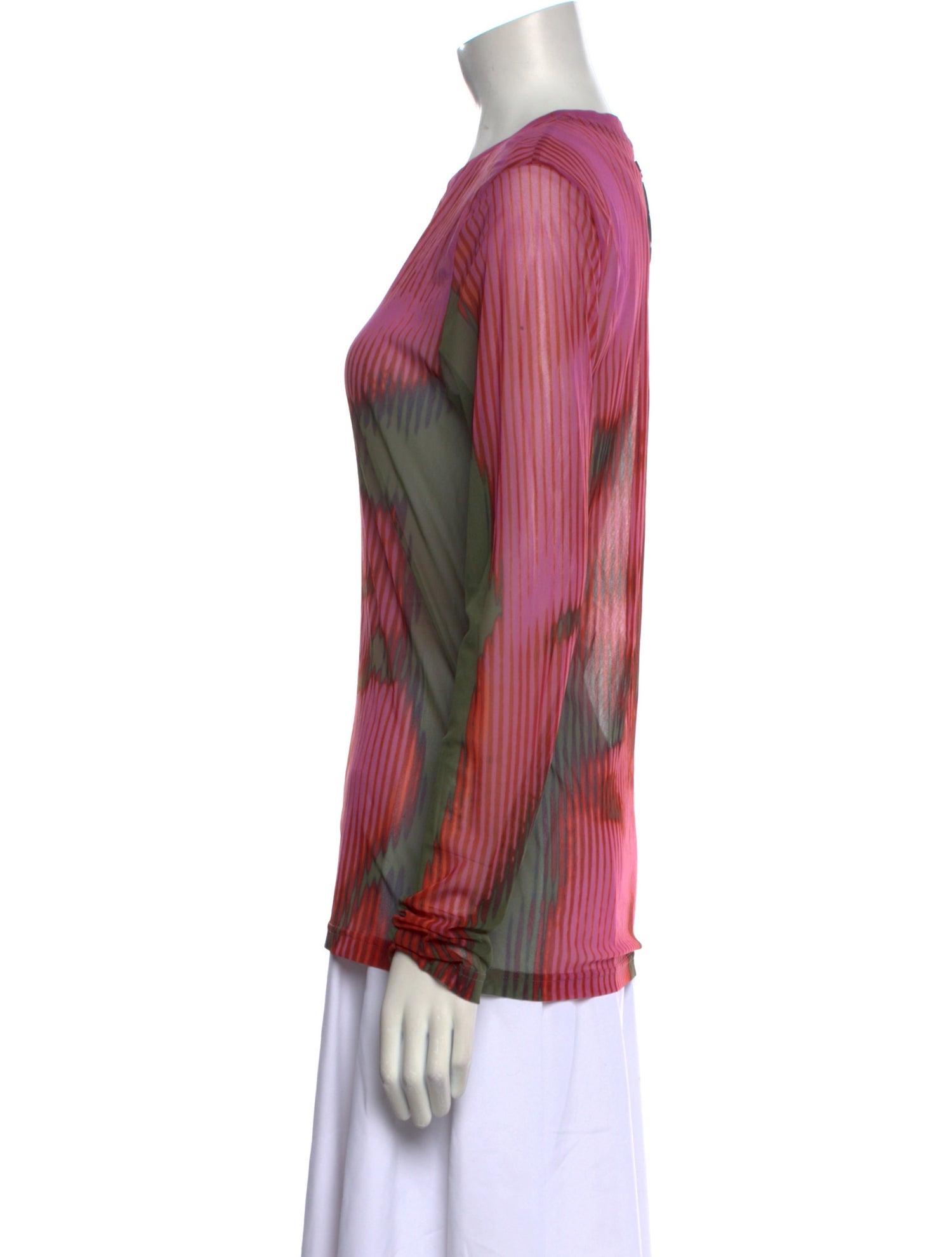 Jean Paul Gaultier x Y/Project Printed Crew Neck Blouse