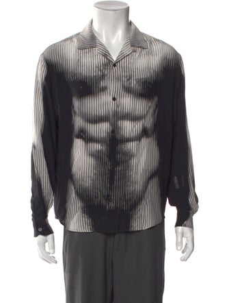 Jean Paul Gaultier x Y/Project Silk Striped Shirt