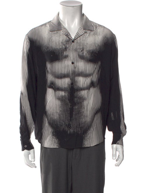 Jean Paul Gaultier x Y/Project Silk Striped Shirt