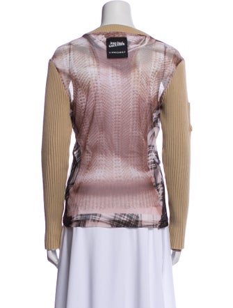 Jean Paul Gaultier x Y/Project Printed Bateau Neckline Top