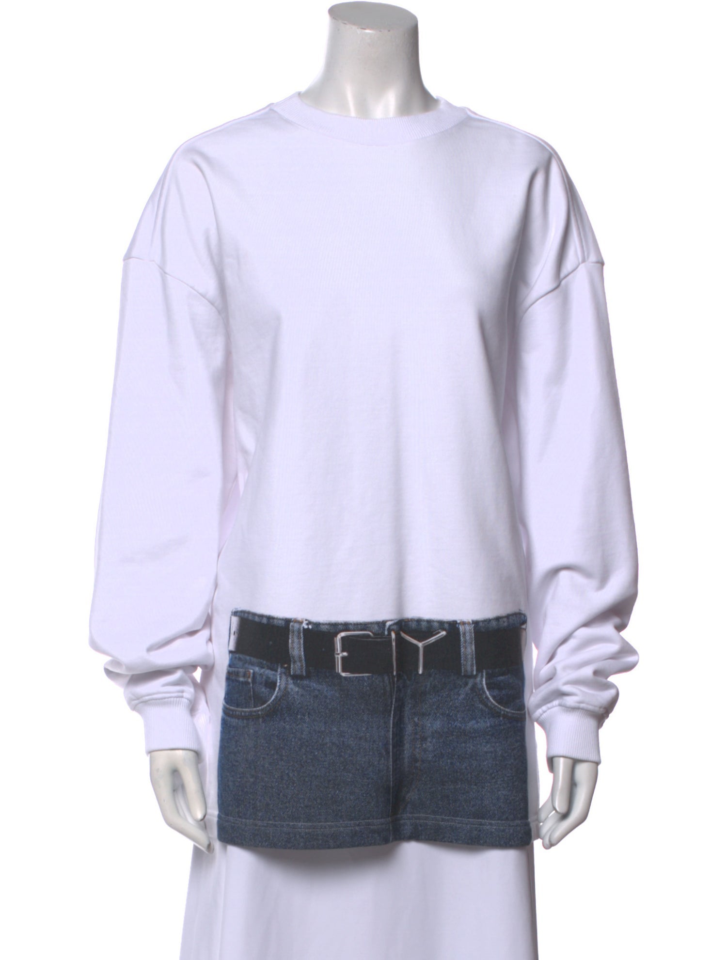 Jean Paul Gaultier x Y/Project Crew Neck Long Sleeve Sweatshirt
