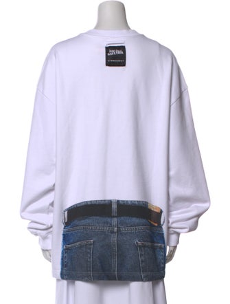 Jean Paul Gaultier x Y/Project Crew Neck Long Sleeve Sweatshirt