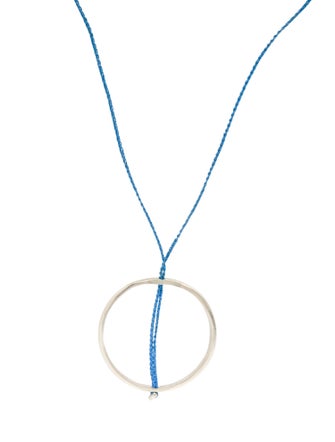 Jill Platner Cord Ozo Pendant Necklace